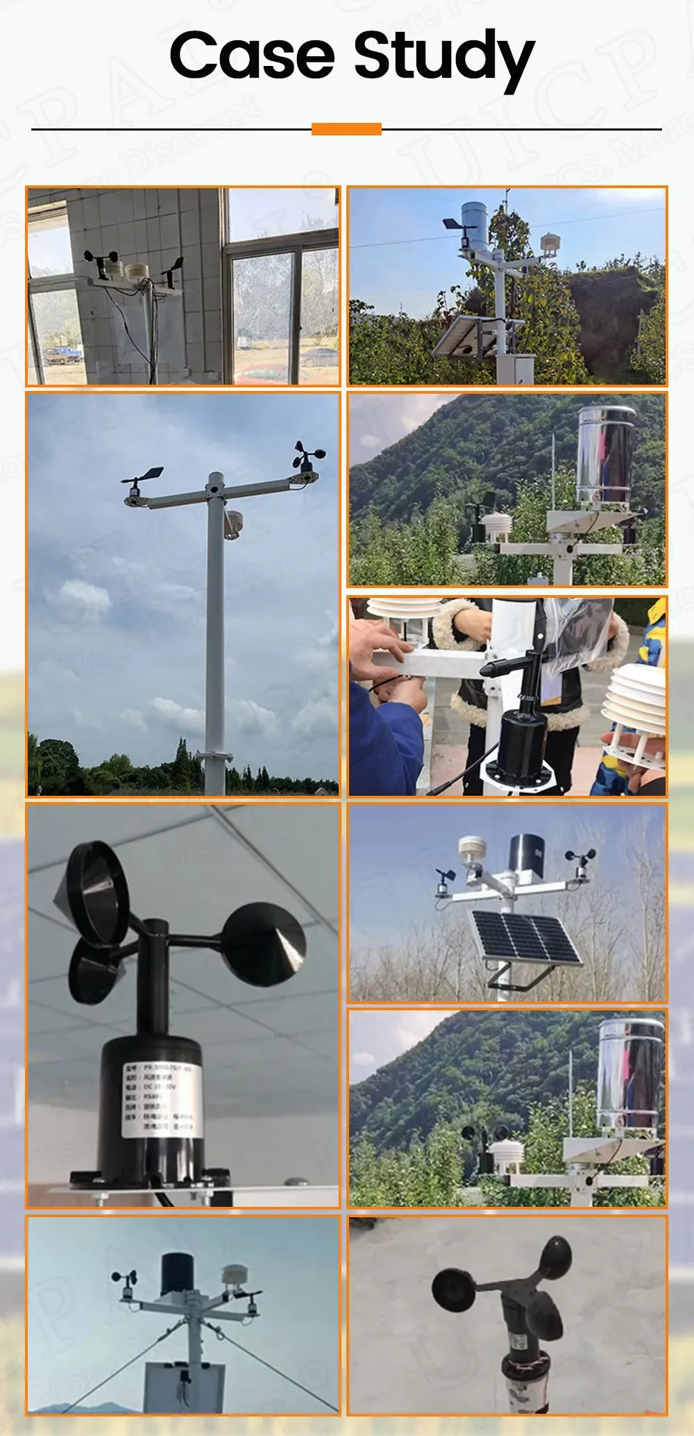 3-Klappen-Windgeschwindigkeits- und Richtungssensor Wetterstation Außenbereich Polycarbonat 30m/s Anemometer-Sensor Ausgang RS485 4-20MA 0-5V 0-10V – Detail 18