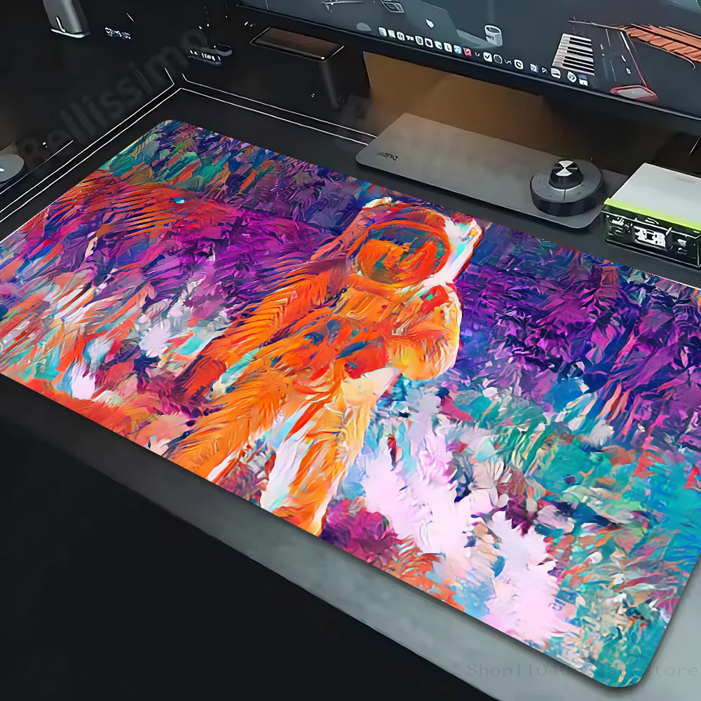Mousepad Astronauta Space Mousepad Mouse Mat Desk Mat With Pad Gaming Accessories Prime Gaming XXL Keyboard Pad Padding Mat