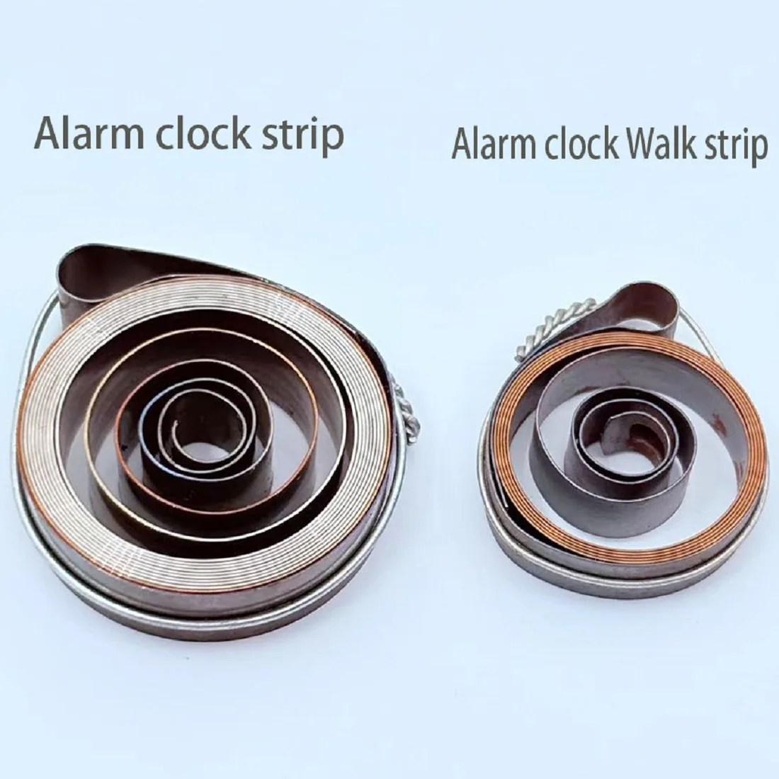 Mechanical alarm clock accessories Clockwork alarm bar manual winding mainspring balance spring swing eye screw 1pcs