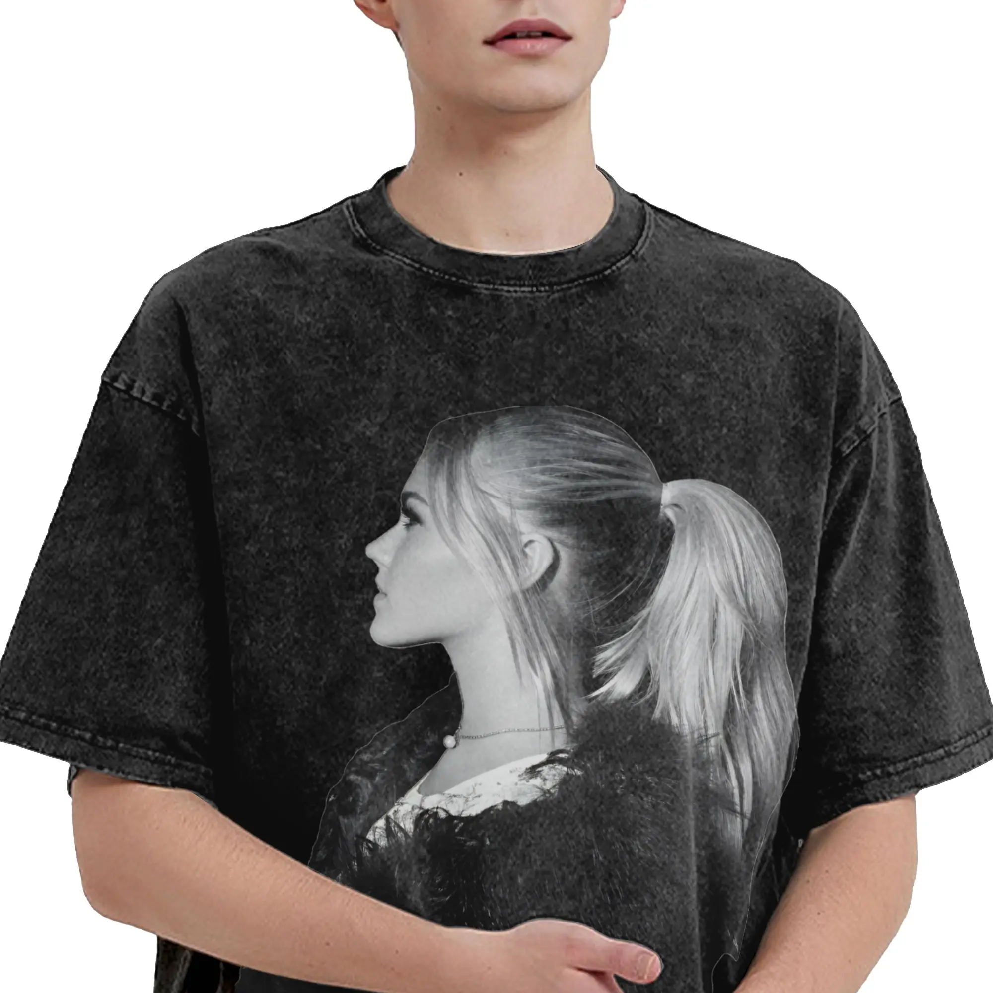 Men Freya Skyes  T-Shirts  Top Tees Summer Y2K Funny Short Sleeves T Shirt O Neck Leisure Loose Tee Shirt Hot Sale