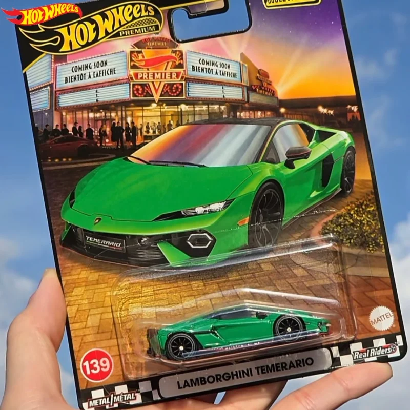 

Набор литых машин Hot Wheels Premium Boulevard No.136-140 2025 года — коллекция моделей Ford Gt Lamborghini Nissan в масштабе 1/64