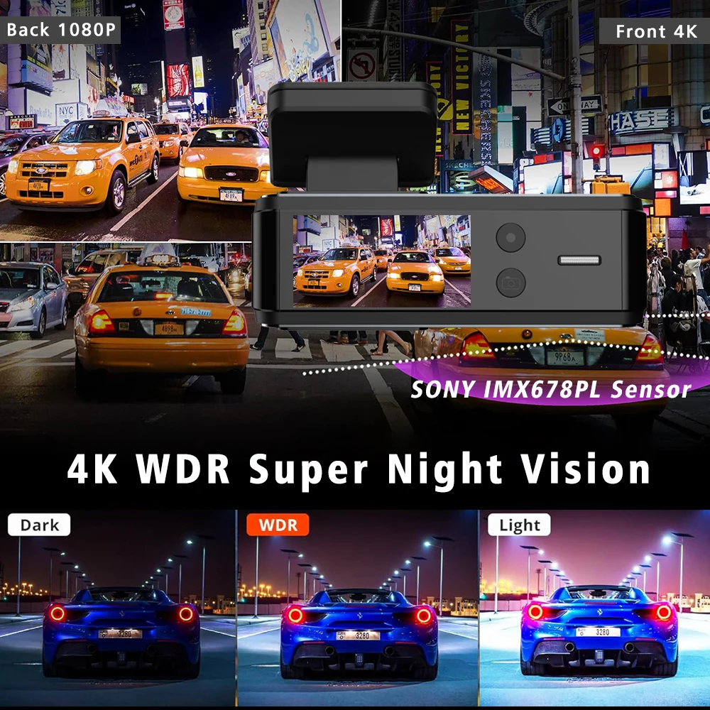 자동차 DVR 4K 3840*2160P WIFI GPS - Home Cinema Blu Ray Sony 리뷰 및 가격