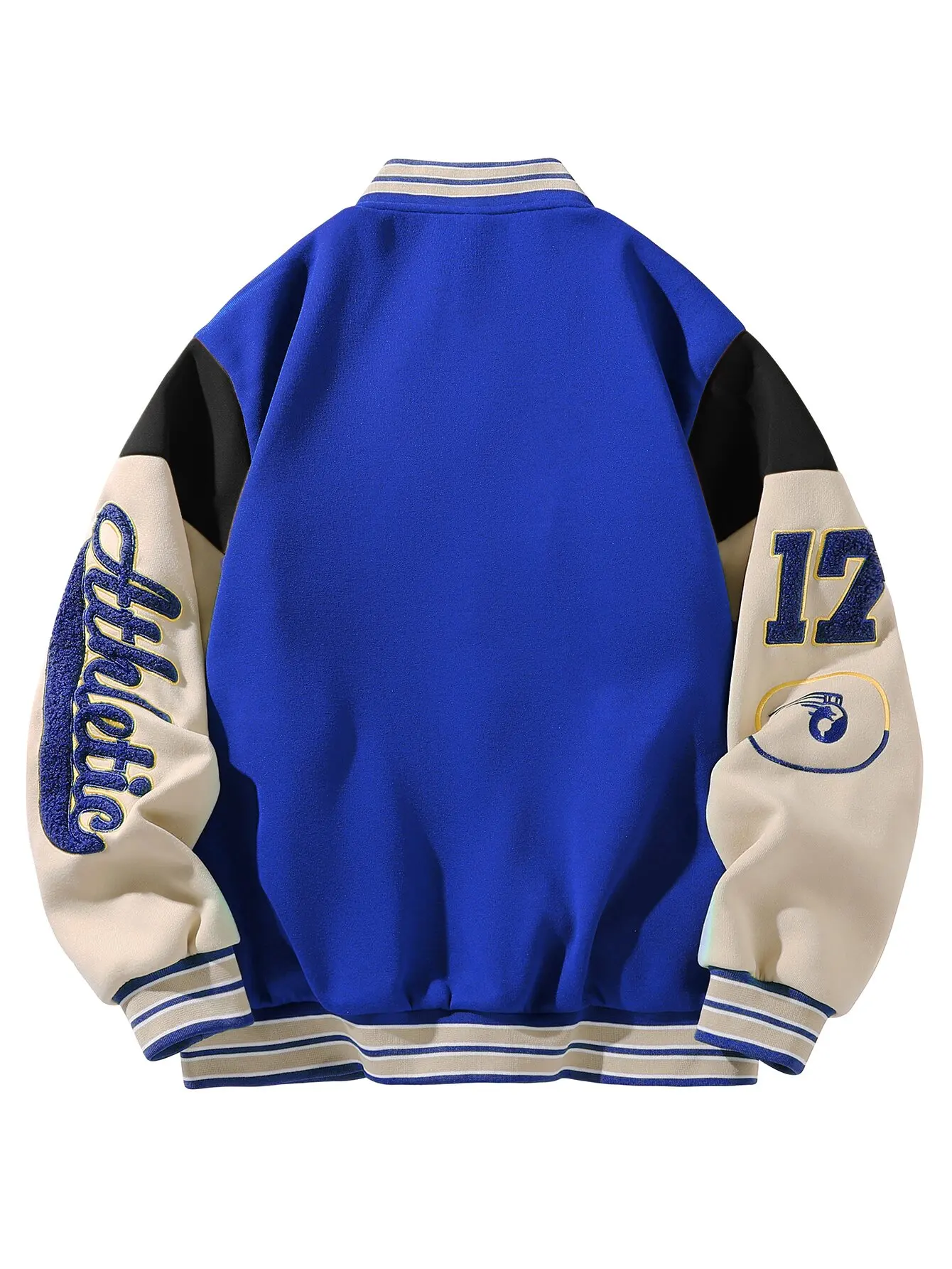 Autumn and Spring Fashion Trend American Vintage Embroidered Baseball Jacket Men's Loose Sports Plus Size High-grade Blazer view 2