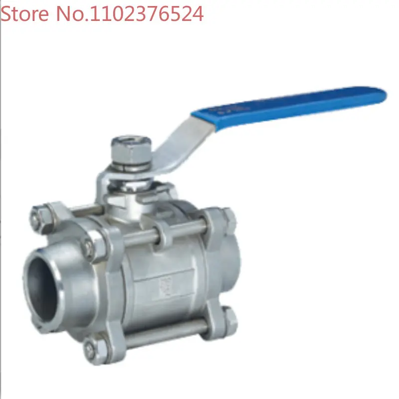 

Three piece ball valve 304 stainless steel ball valve 4 point internal thread ball valve threaded ball valve DN15~DN100