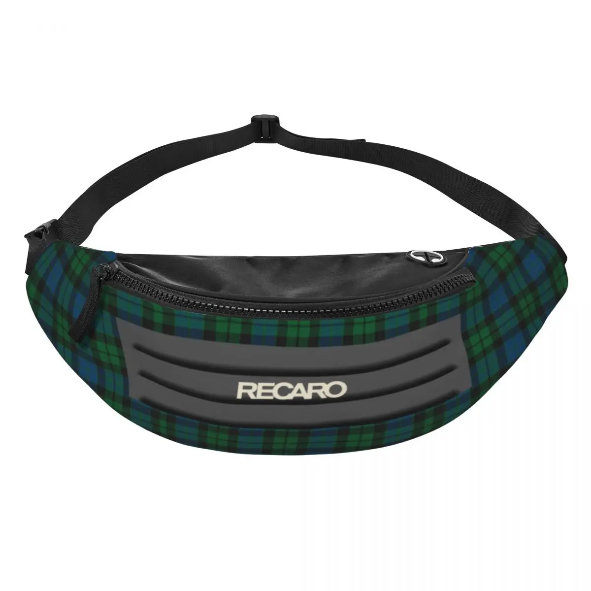 Custom Recaros Logo Fanny Pack for Men Women Fashion Crossbody Waist Bag Travel Hiking Phone Money Pouch