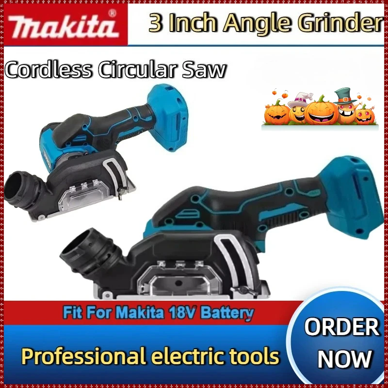 

Makita 19500RPM 3 Inch Cordless Brushless Electric Angle Grinder Cut Off Tool Tile Cutter For Wood Tile Plastic For 18V Battery