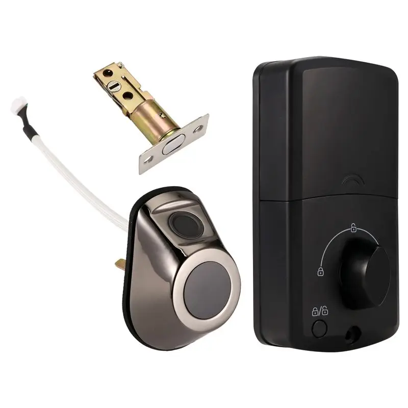 

BYBS-Electronic Door Lock For Tuya Intelligent Lock Keyless Entry Digital Door Lock Smart Deadbolt With Fingerprint