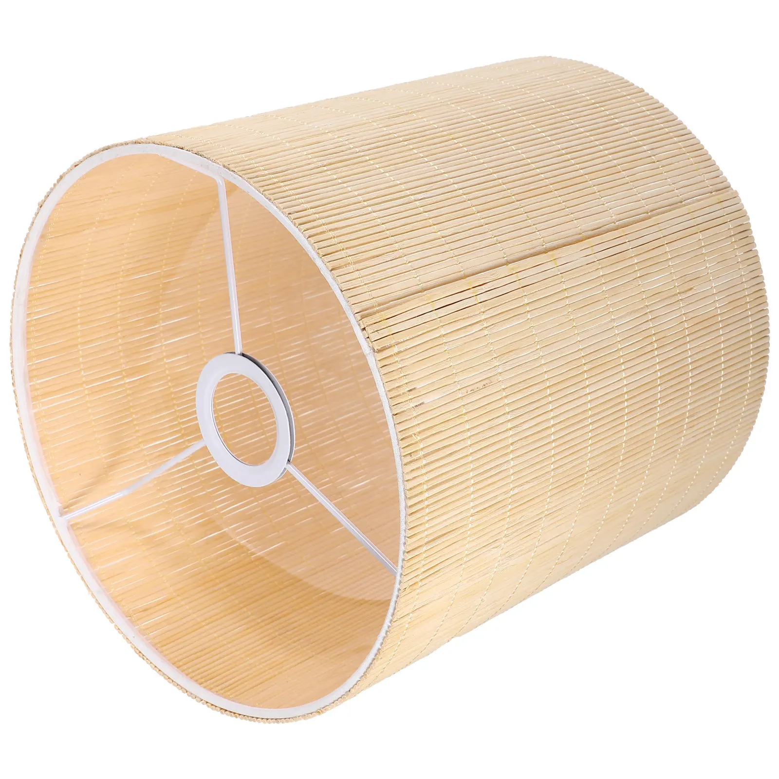 

Rattan Woven Lampshade Pendant Light Shade Replacement for Living Room Bedroom E27 E14 Ceiling Lamp Natural Rustic Decor Lamp
