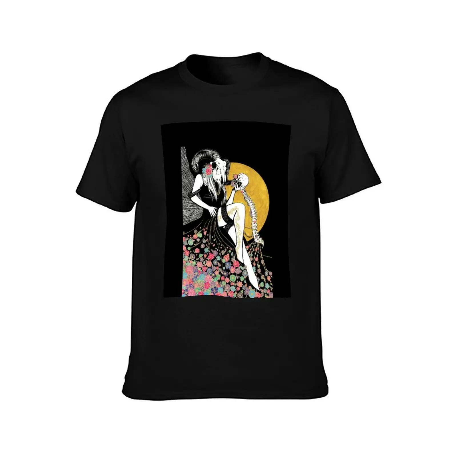 Picking Flowers T-Shirt Casual Minimalist Short Sleeve Top T-Shirt