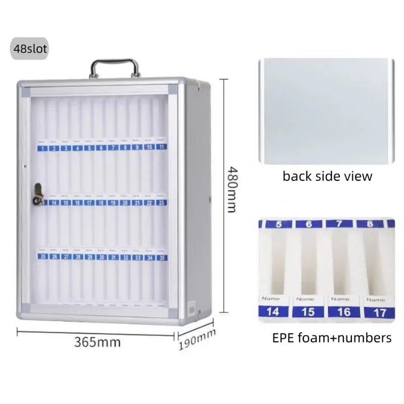 Dedicated 60-slot Employee Mobile Phone Storage Box Mobile Phone Storage Cabinet and Locker Item Organization