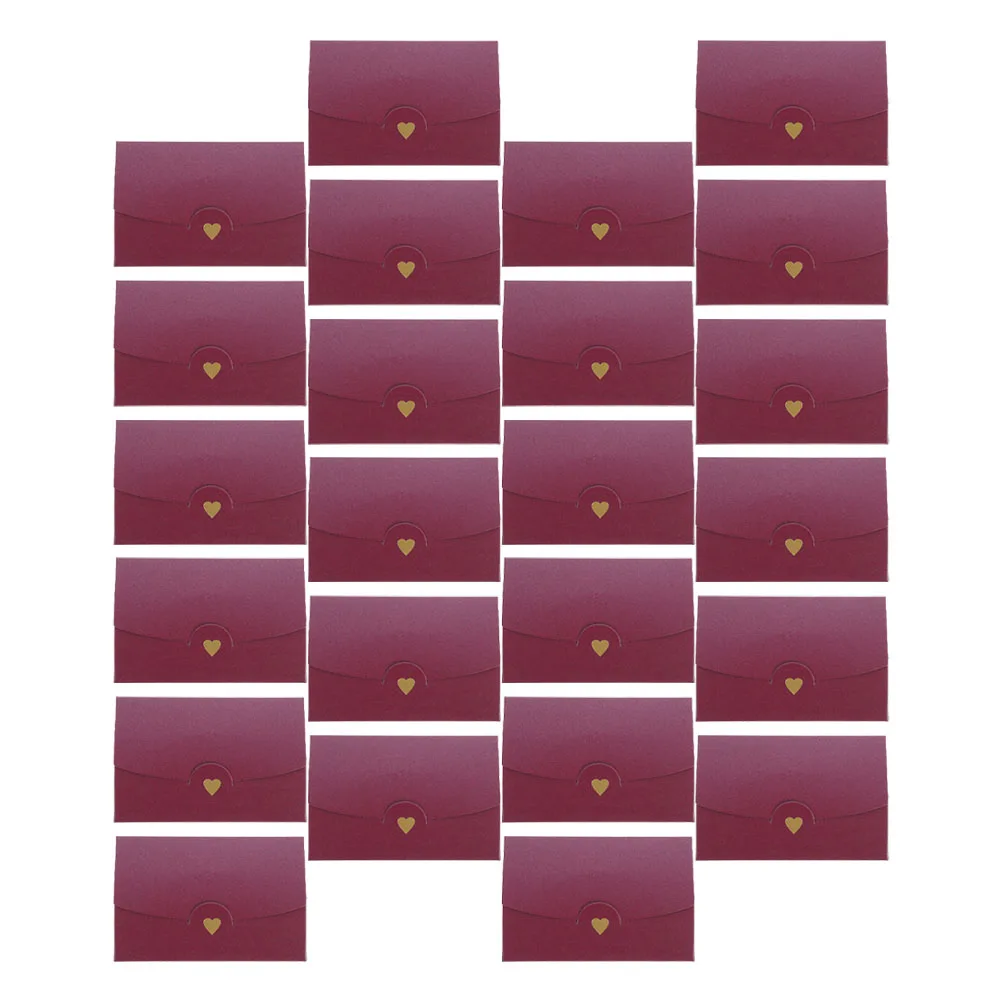 

40 Pcs Small Greeting Card Envelope Elegant Envelopes Invitation Cards for Portable Paper Craft Coloured Baby