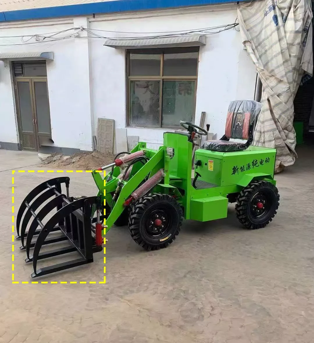 500KG Small Electric Loader Mini Loader Electric Small Wheel Loader