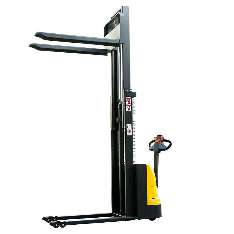 Fully-walkie-Electrical Forklift 2 Tons Stacking Truck Semi Electric Small Hydraulic Automatic Lifting view 5