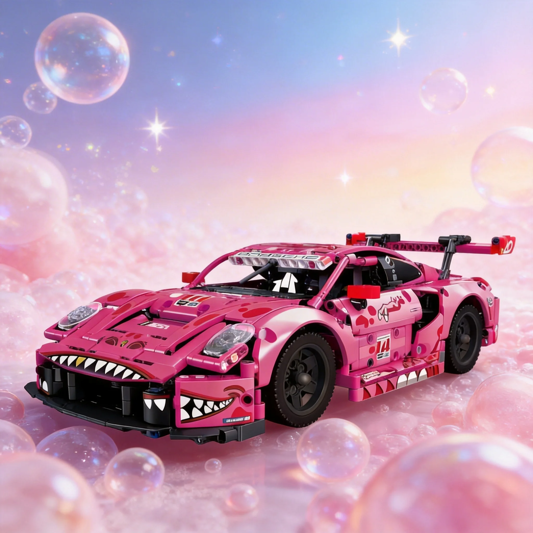 

2026 train new fan sports car building blocks train brick toy dinosaur car MOC display model male and female youth toy building