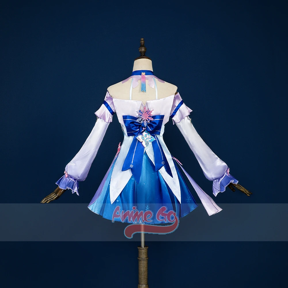 Traje cosplay de vestido de pele para meninas e mulheres, roupa de Halloween, jogo de Honkai Star Rail, 7 de março, novo, C08655-A, 7 de março