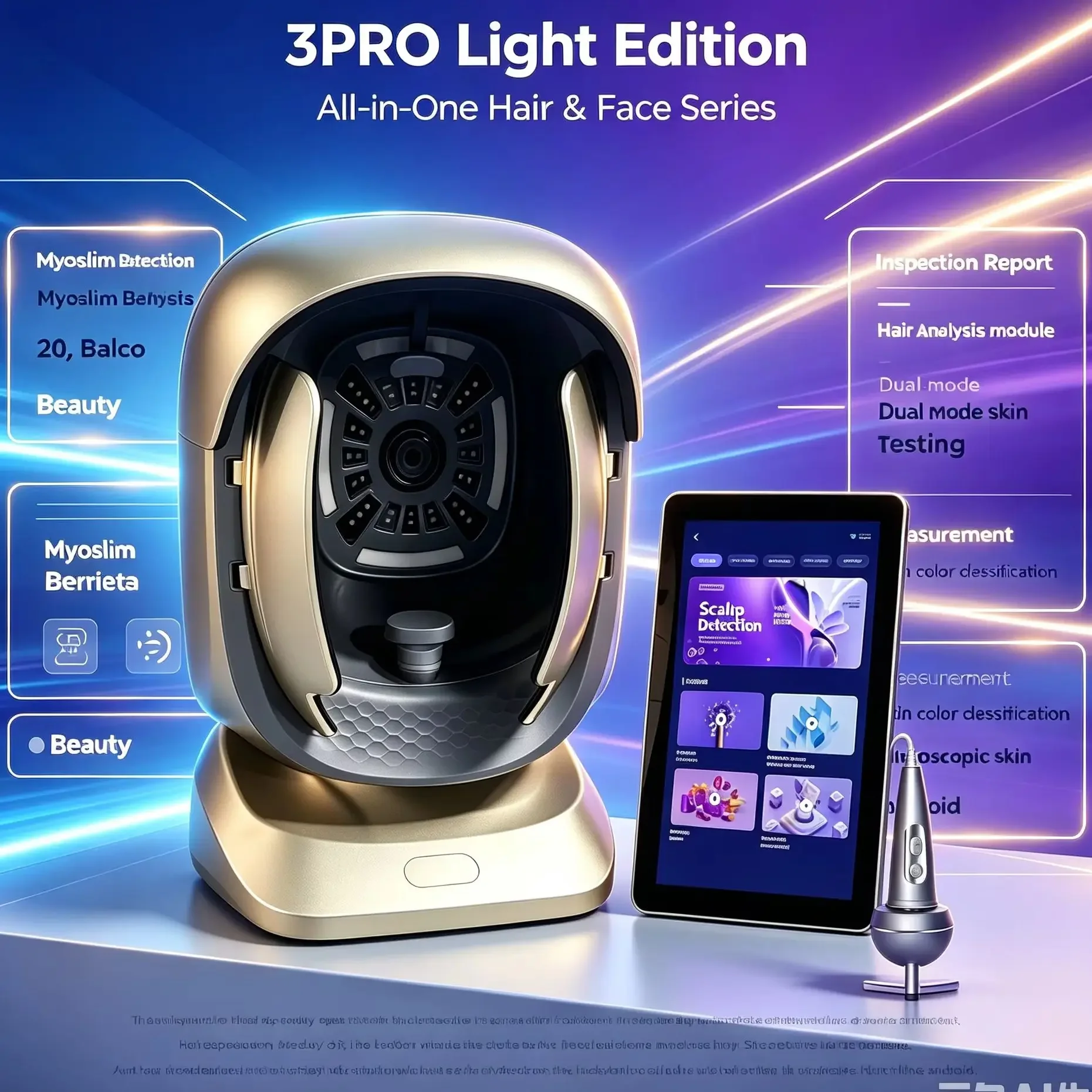 Skin Analyzer X3 Pro Camera Device Facial Testing Analysis Machine Skin Diagnosis  Machine