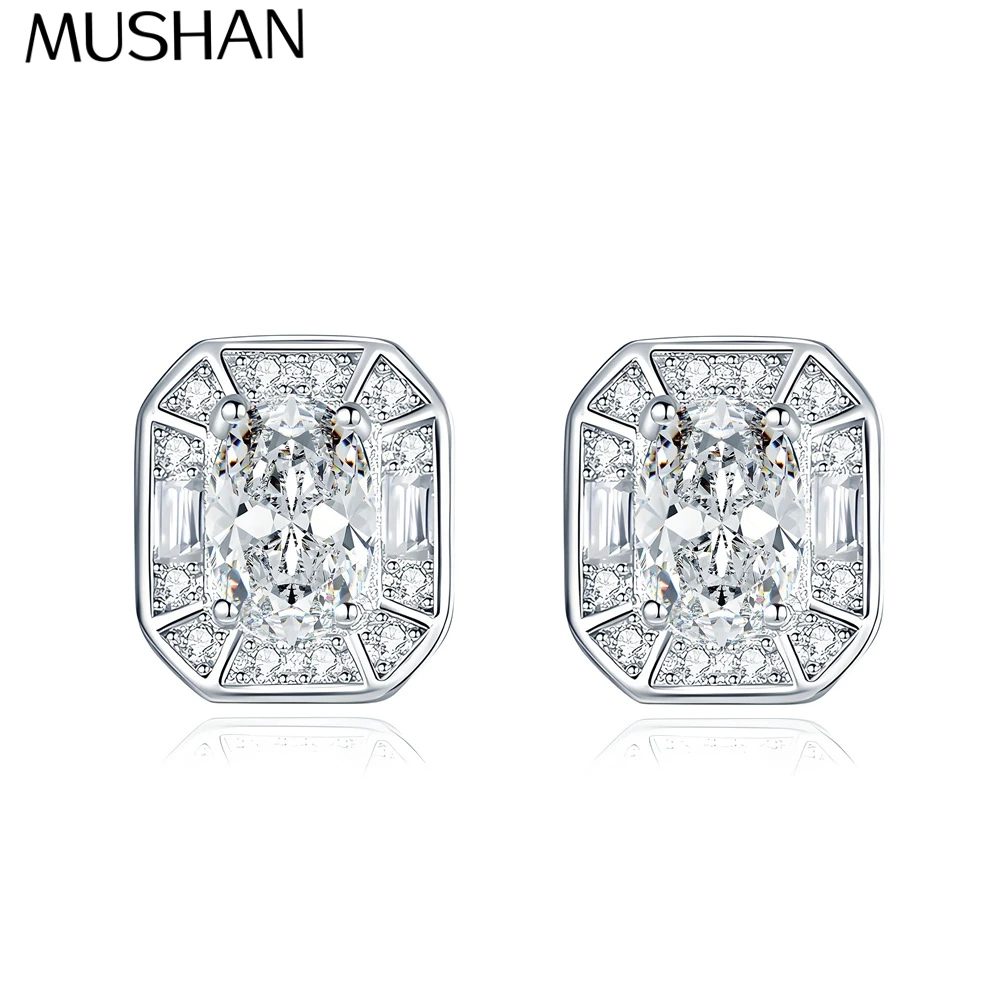 

Серьги-подвески MuShan Designer Jewelry из стерлингового серебра 925 пробы с грушевидным муассанитом, искрящиеся, для торжественных случаев, с родиевым покрытием, патент MST