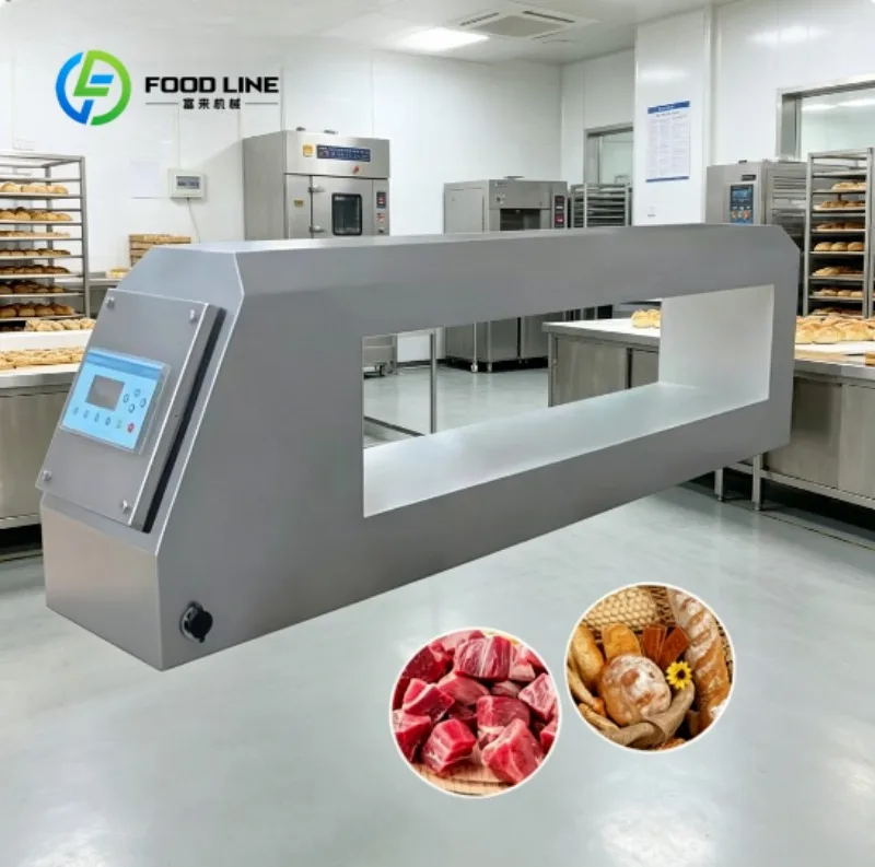 Industrial Food Metal Detection Equipment Automatic Metal Detector for Snack Bakery Meat Factory
