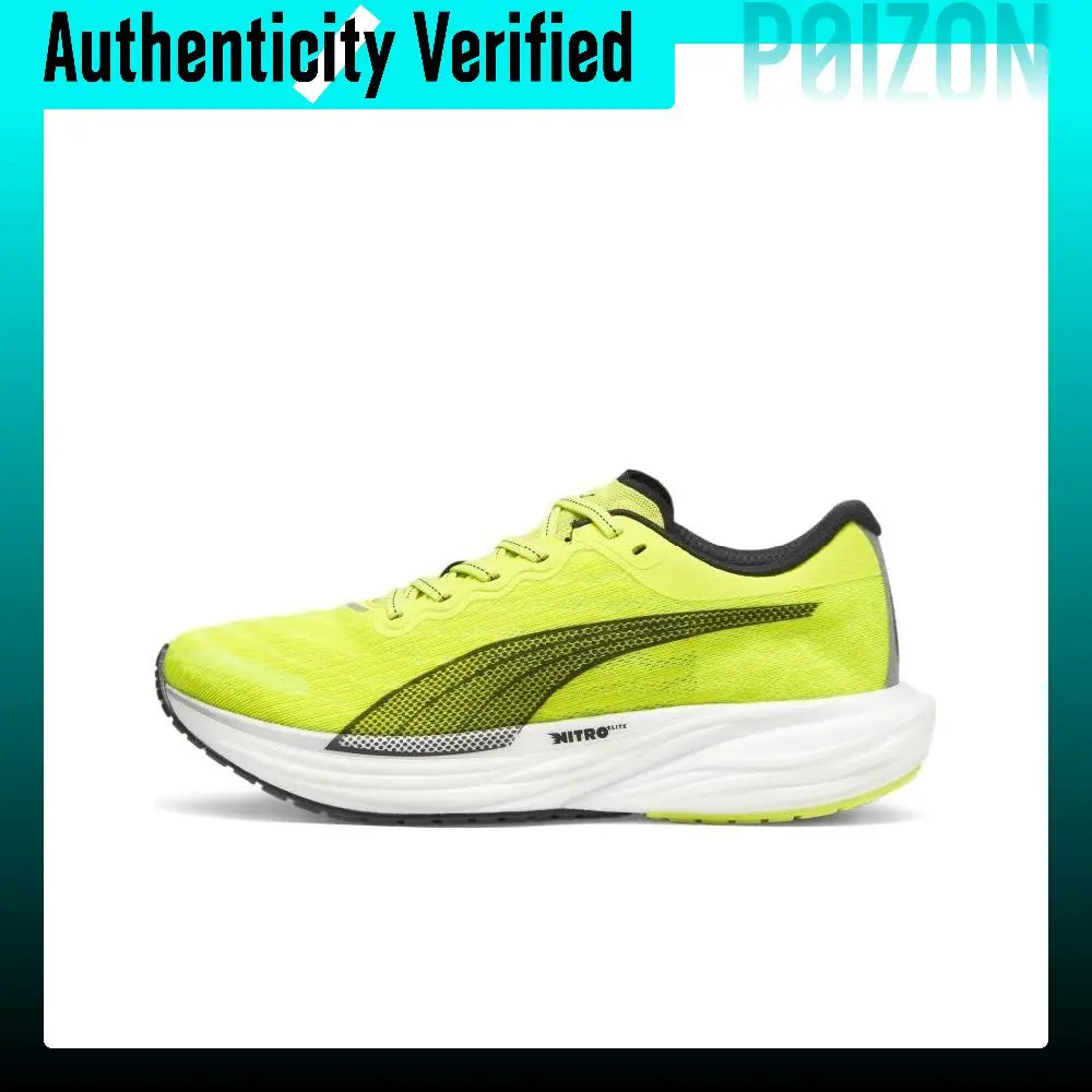 PUMA Deviate NITRO 2 Running Shoes Men's Low-top Yellow Black 376807-20