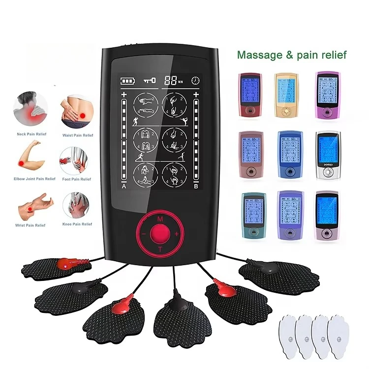 Multi-functional for SM 9910 EMS TENS Unit 24 Modes Adjustable Intensity USB Electrode Pads Neck Pain