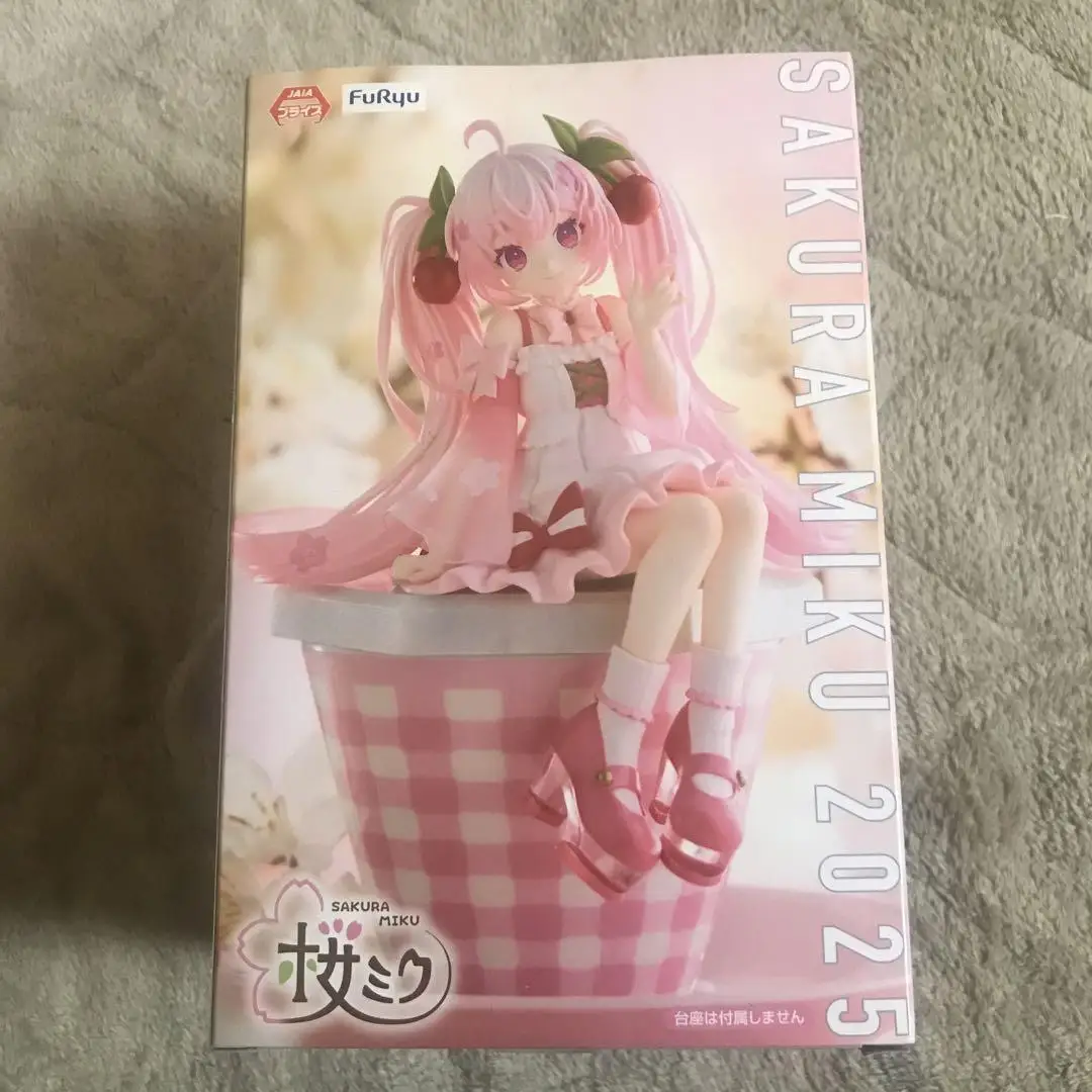 In Stock FuRyu Noodle Stopper Hatsune Miku -Sakura Miku 2025 Ver.- PVC 14CM Anime Action Figures Model Collection Toy