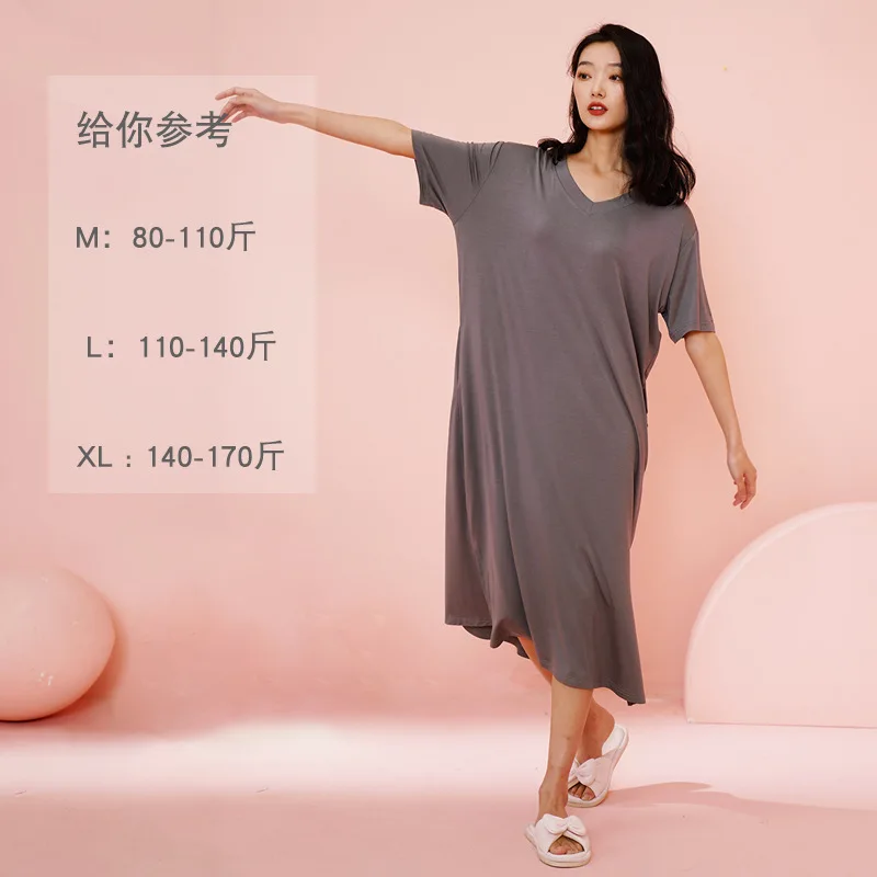 Nightgowns Women's Clothing Homewear Summer New Thin Haute Couture Comfort Casual Wearable Breathable Stylish Loose Large Size