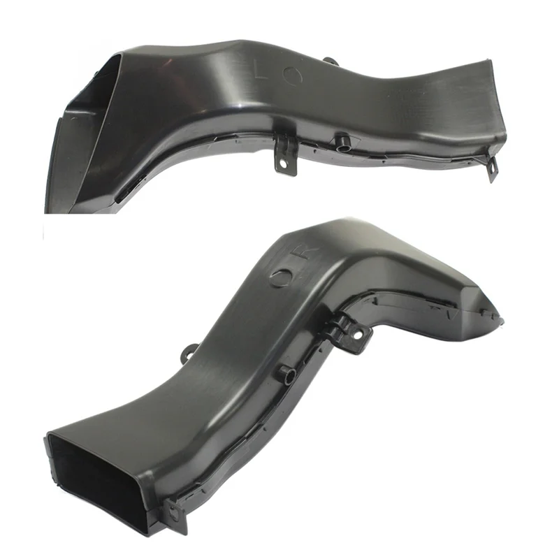 1Pair Front Left+Right Radiator Support Air Intake Duct Plastic Black 51748054229 51748054230 for BMW 3 Series F30 F31