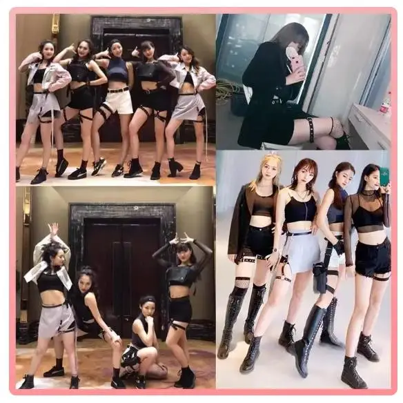 Korean Girl Group Hip Hop Performance DJ DS Singer Jazz Dance Costume Female Singer Nightclub Pole Dancing Costumes