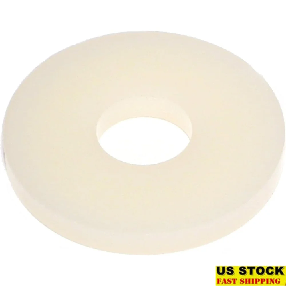 

Nylon Flat Washers 3/8 Inch Diameter 1-1/8 Inch Length 15 Pieces Durable Fasteners Various Applications