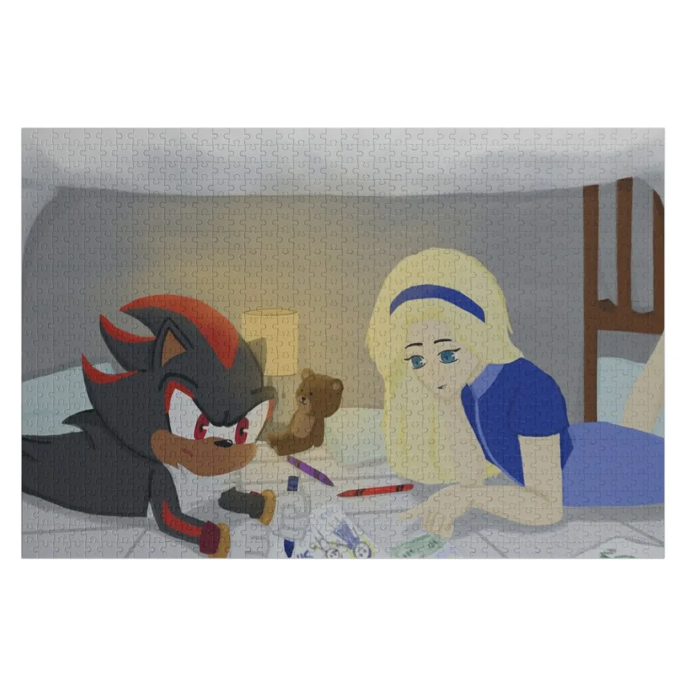 

Shadow and Maria Jigsaw Puzzle Custom Name Child Toy Personalize Customs With Photo Toddler Toys Puzzle