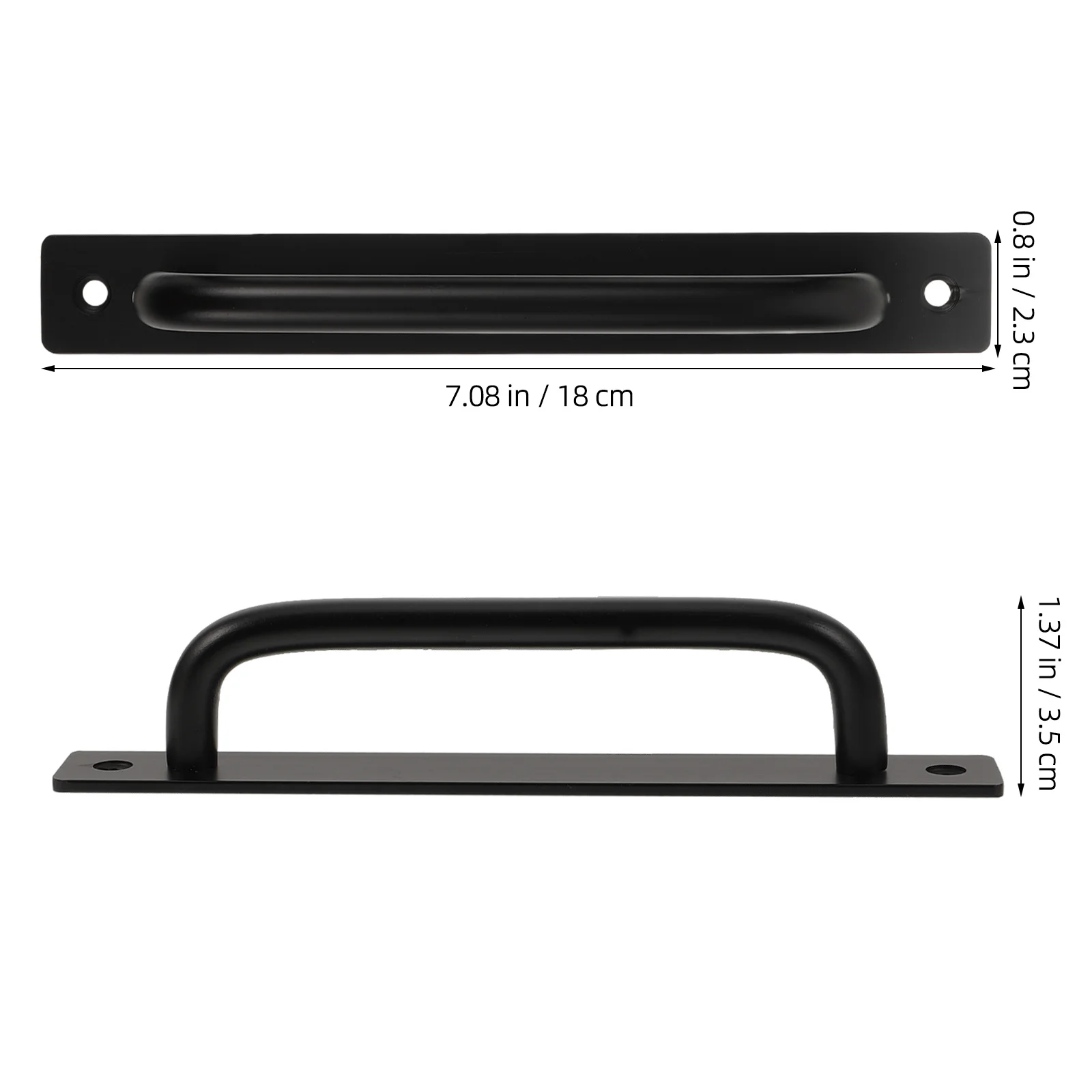 2 قطعة مقابض الأبواب سبائك الألومنيوم الثقيلة انزلاق الحظيرة سحب للمطبخ الحمام غرفة نوم حديقة خزانة بوابة الأجهزة تسحب