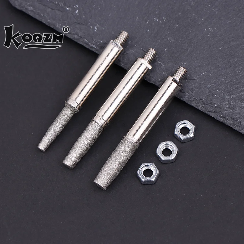 

3pcs/set Chainsaw Sharpener Parts Diamond Coated Grinding Head Cylindrical Burr 4/5/6mm File Grinding Tools