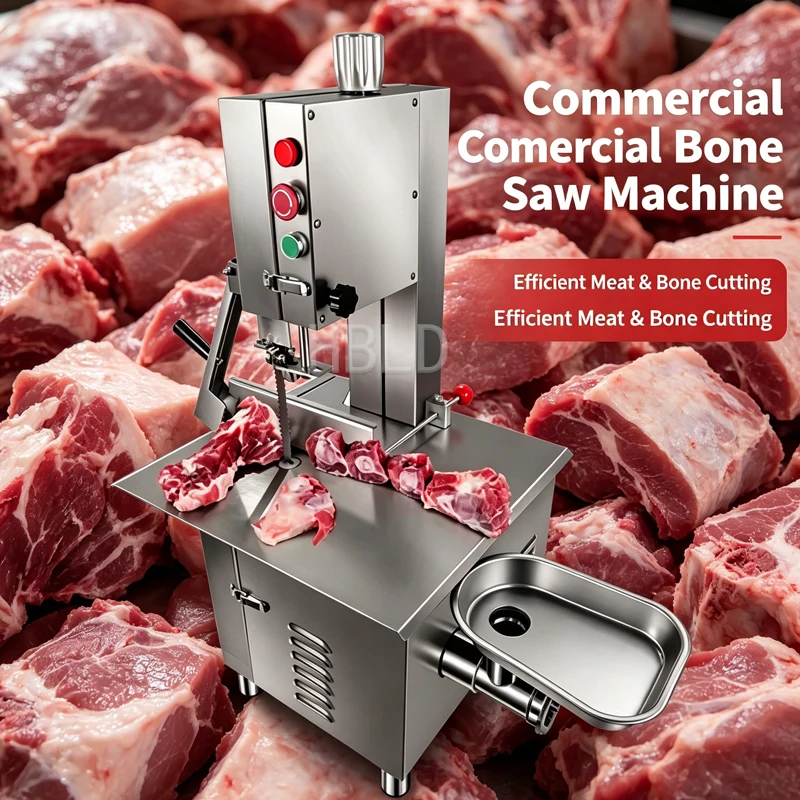 

Fully Automatic Goat Meat Bone Cutting Machine with Meat Grinder Factory Direct Sales for Meat Shop Supplies