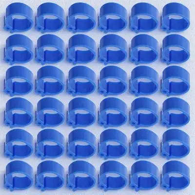 100Pcs Pigeon Leg Bands Identification Rings for Birds Foot Ring Pigeon Identification Ring Simple Clip on Design