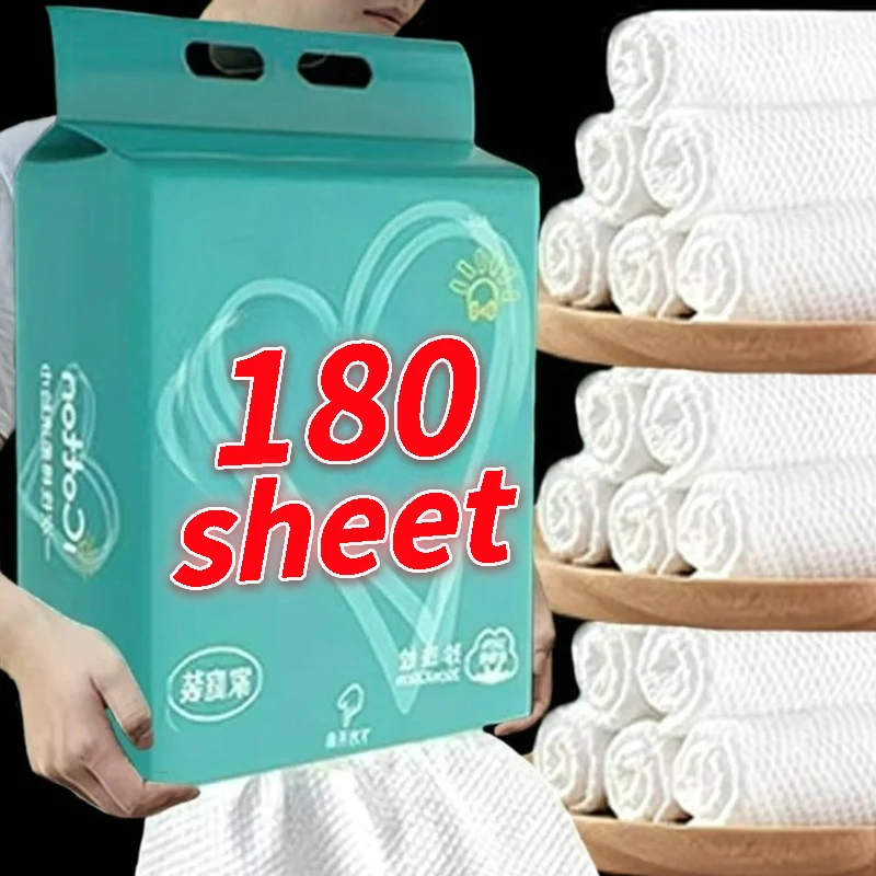 20/180 قطعة منشفة الوجه القابل للتصرف غير المنسوجة النسيج لينة ماصة مزيل ماكياج مناديل السفر سبا المنزل استخدام الأنسجة القطنية الرطبة الجافة