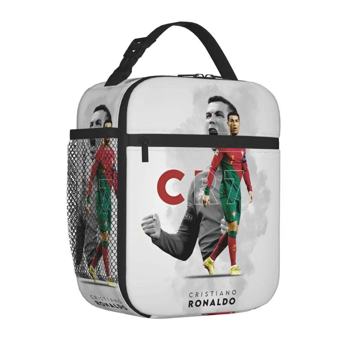 CR7 The Legend Footballer Insulated Lunch Bag Thermal Bag  Lunch Container Leakproof Tote Lunch Box Men Women Work Travel