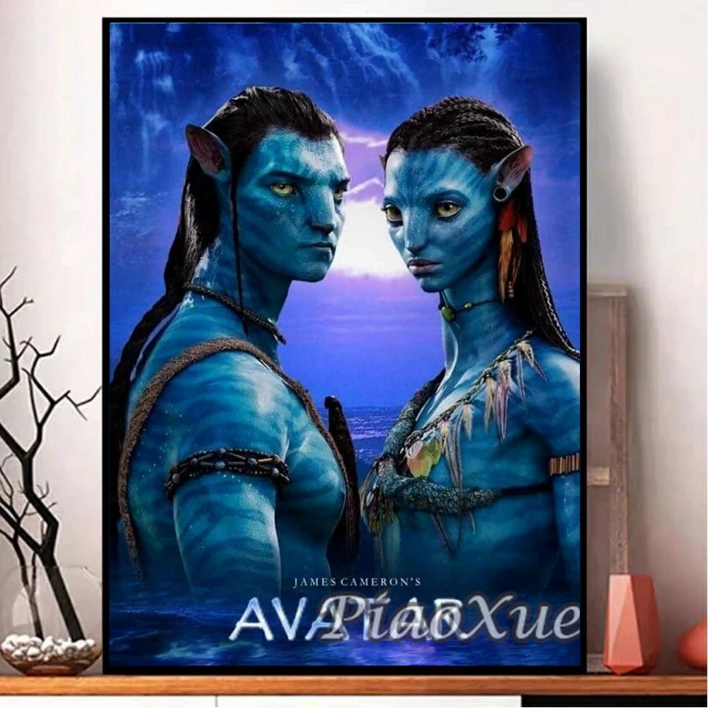 Avatar The Way Of Water 5d Diamond Painting James Cameron Fantasy Sci Fi Aliens Warrior Film Cross Stitch Room Decor Gift