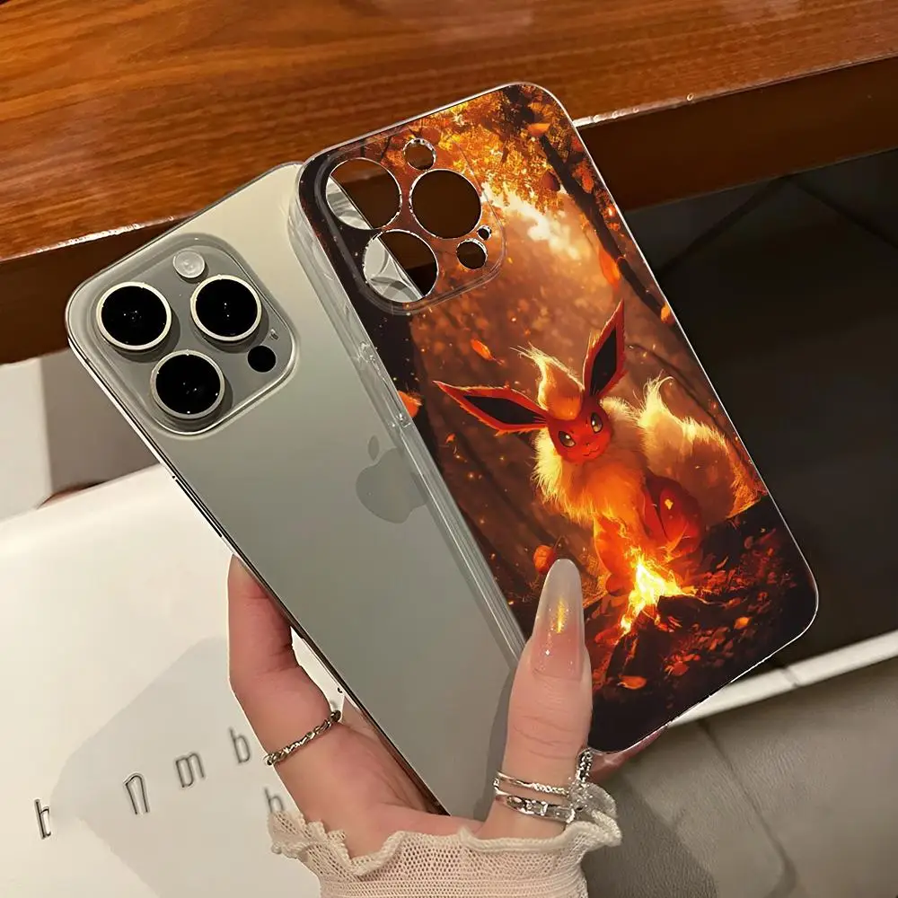 Flareon Phone Case for iphone 14Pro 15 16 11 12 14 Pro Max Mini Plus X XR XS SE2020 Transparent Cover