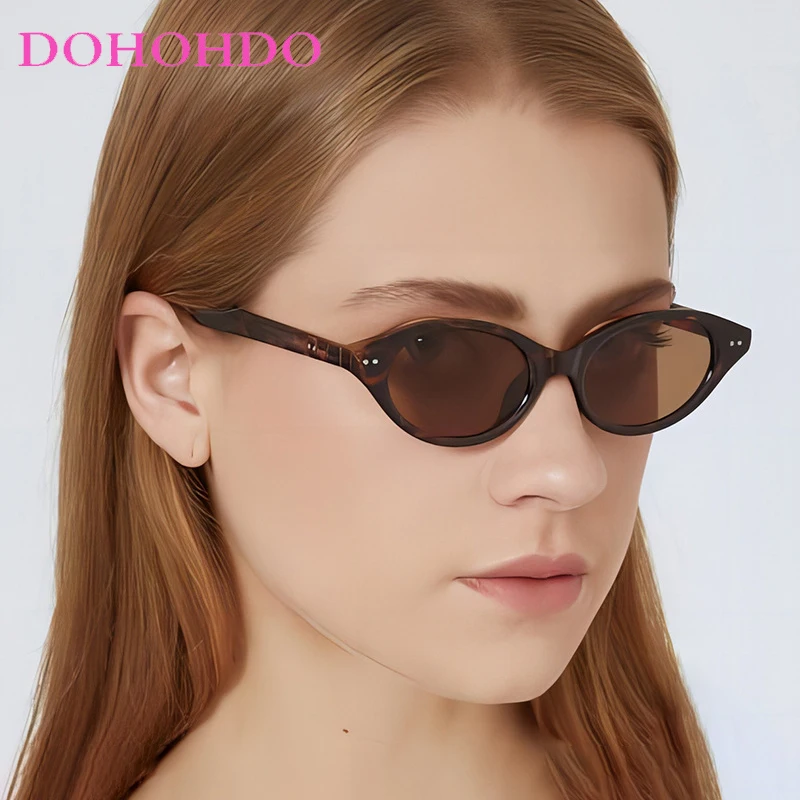 

Retro Small Oval Rivets Sunglasses Women Men Fashion Trend Brand Designer Outdoor Driving Shade Sunglasses Oculos De Sol UV400