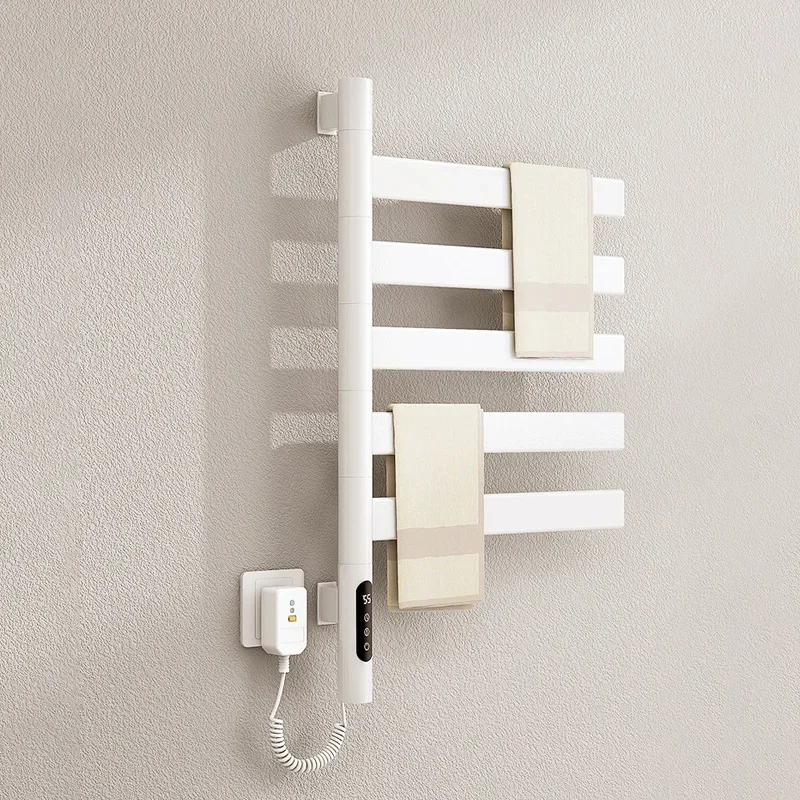 

Radiator Smart Electric Heated Towel Bathroom Fast Drying Towel Rail Timing Electric Rack Antibacterial Towel Warmers