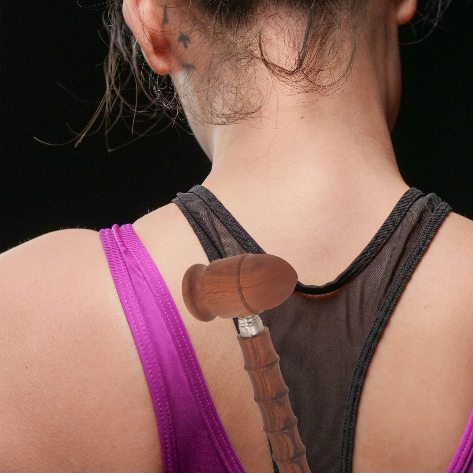 

Back Scratcher Extendable Body Scratcher Massage Durable Wooden Metal Anti Itch Massager Portable Tool Back Scratching Tool