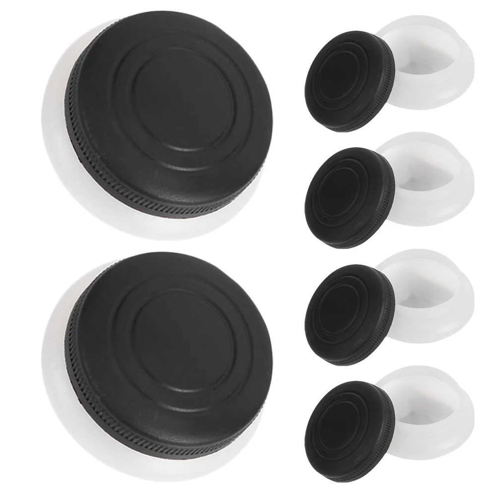 

6pcs Oil Paint Palette Cup Lidded Portable Brush Cleaning Holder For Oil Painting Dipper Container Painting Supplies Artist