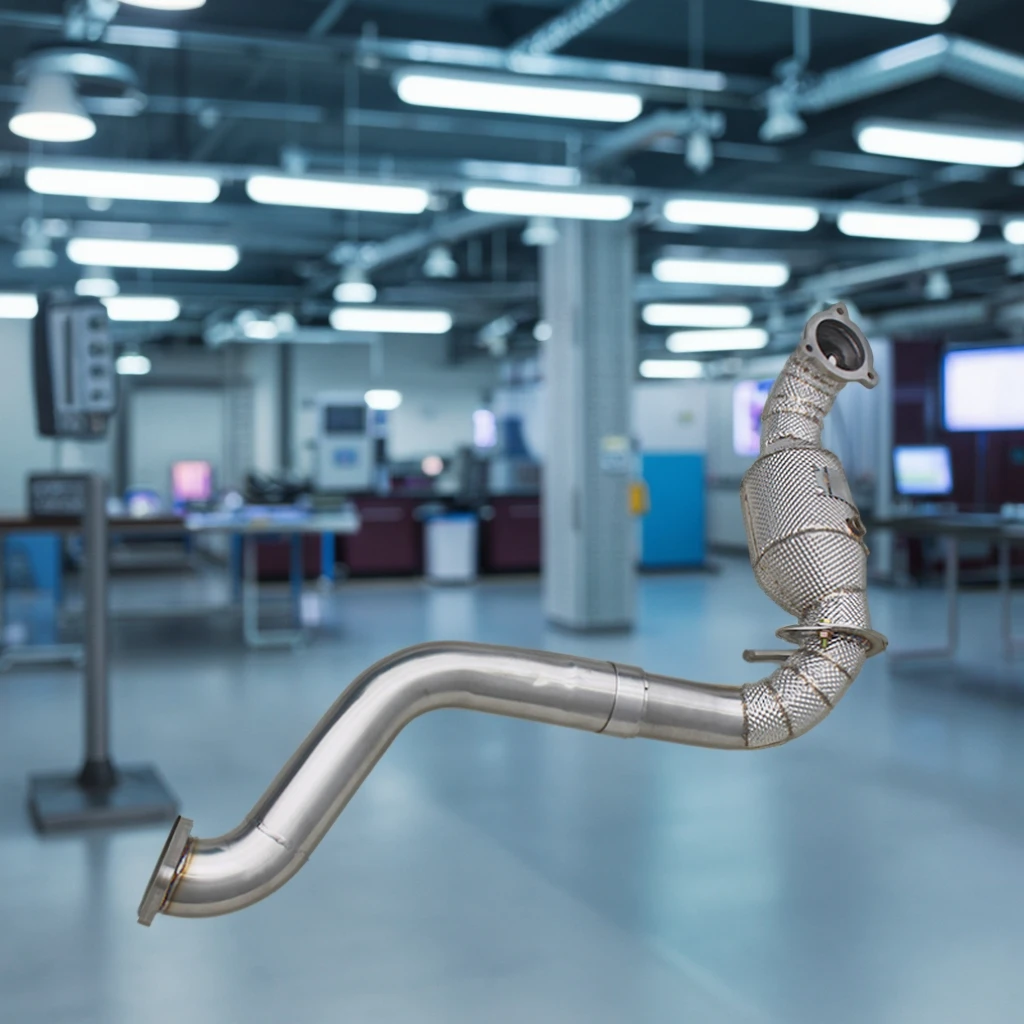 Yooking Exhaust Downpipe For Benz A35 CLA35GLB35GLA35 2.0T 2020-2021 Stainless Steel Exhaust Pipes