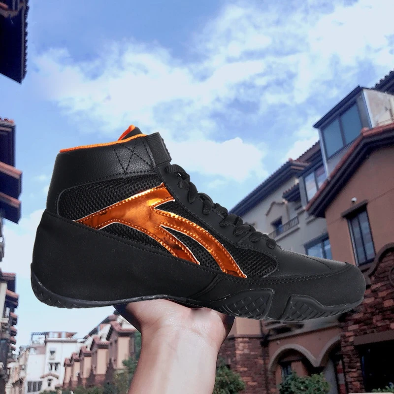 Gym fitness training shoes squat hard pull shoes Boxing Boots Wrestling Shoes freestyle wrestling shoes