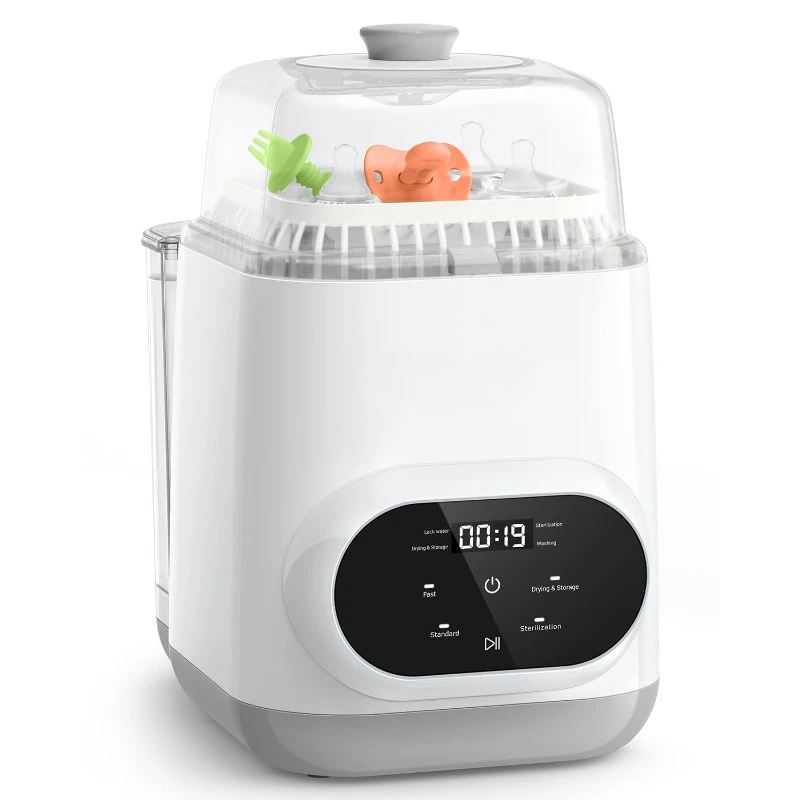 EaseClean Şişe Yıkama Pro | Hepsi Bir Arada Şişe Yıkama Makinesi, Sterilizatör ve Kurutucu | Şişeler için Biberon Yıkama Makinesi