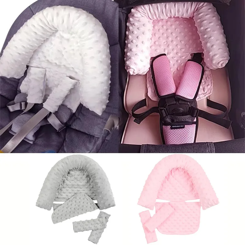 Baby Sleeping Mat Newborn Seat Cushion Baby Stroller Pillow Soft Pad Head Neck Protector Baby Stroller Seat Pad Outdoor Sleeping