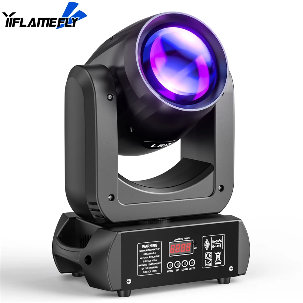 

150W Beam Moving Head Light Stage Light International Standard DMX512 12CH for DJ Concert Party Weddings Nightclub Dance Hall