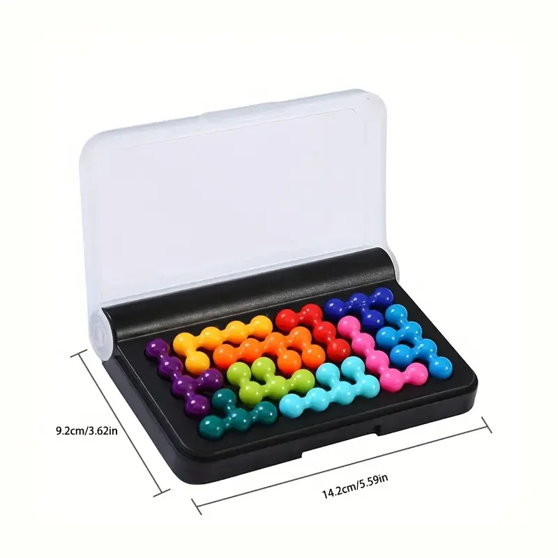 Placa piramidal clásica, 120 desafíos IQ, rompecabezas 3D, juego de mesa, juguetes, cuentas de perlas de mente lógica, juguetes, regalos de fiesta de entretenimiento