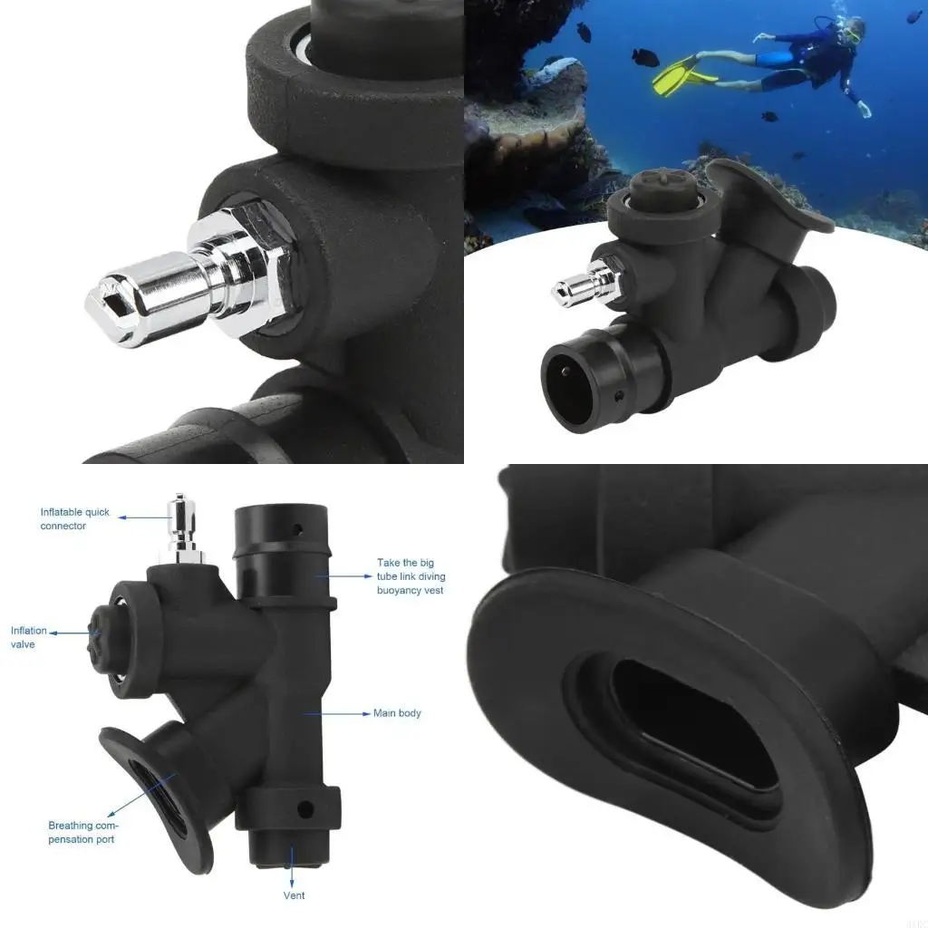 Image of Universals BCD Power Inflator Scubas Diving K-förmige Ventile Überdruckventile Enduring