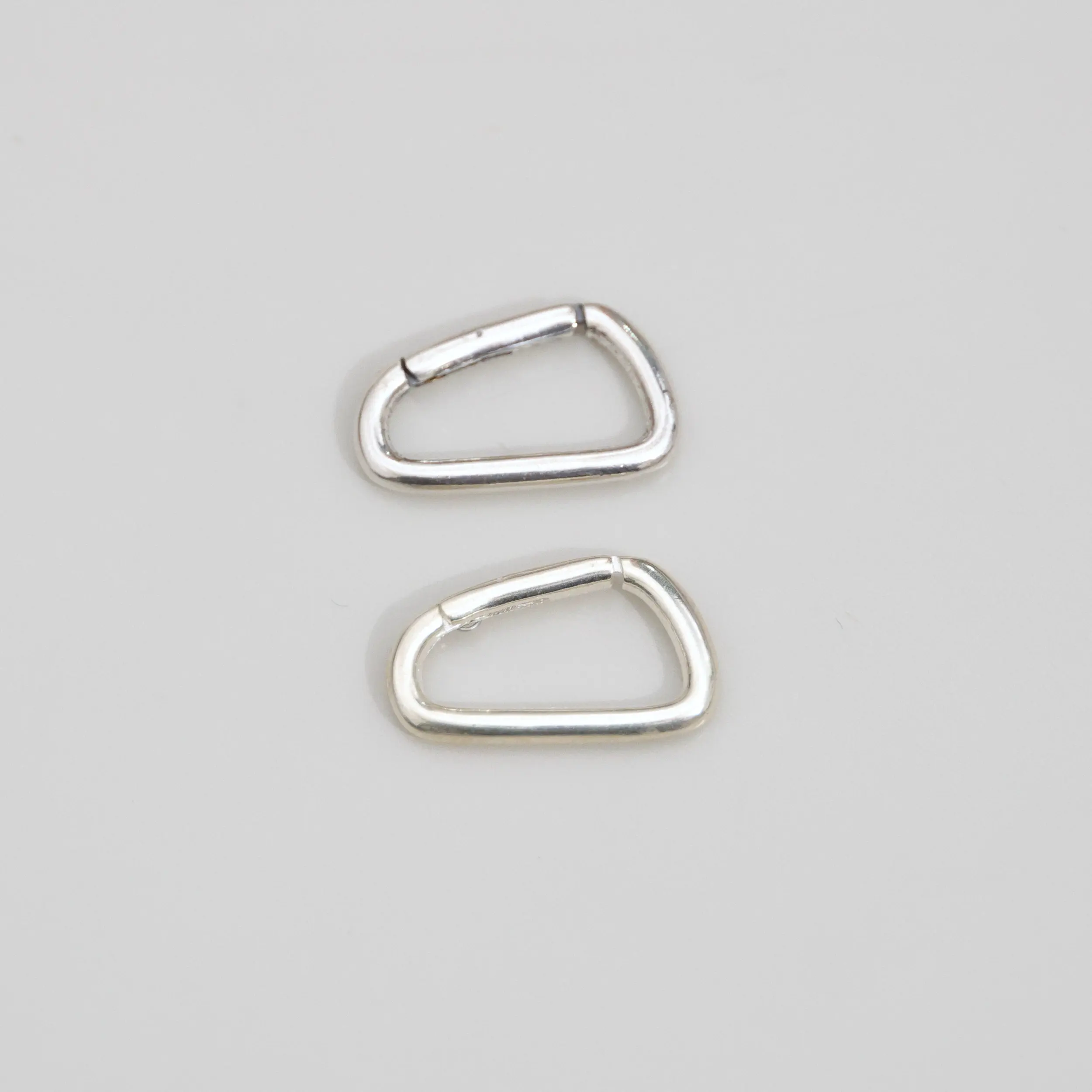 1PC 100% Solid 925 Sterling Silver Triangle Snap Hook for DIY  Jewelry Finding  Jewelry Accessories